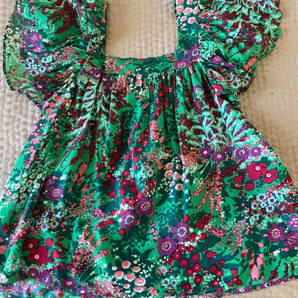 Banjanan flutter sleeve  top - Picture 3 of 4